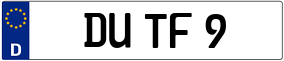 Truck License Plate